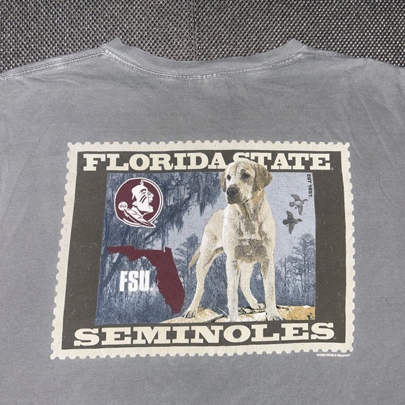 NCAA Other - NCAA Florida State Seminoles Gray Dog Graphic Tee